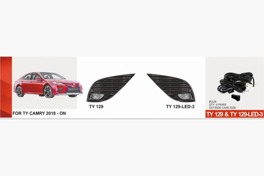 Toyota Camry 2017–2023 Fendinebbia LED tipo US (2 pz) Image