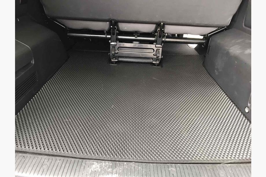 Volkswagen T5 2010-2015 Tappetini EVA V2 (Passo lungo, set completo abitacolo, neri) Foto 9