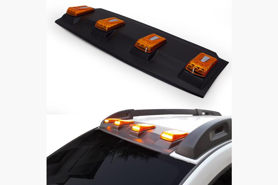 Renault Duster 2008–2017 Visiera parabrezza V2 (LED) Image