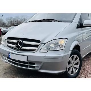 Coperture modanatura griglia 2010-2015 (acciaio inox) Mercedes Vito W639 2004-2014 foto 3
