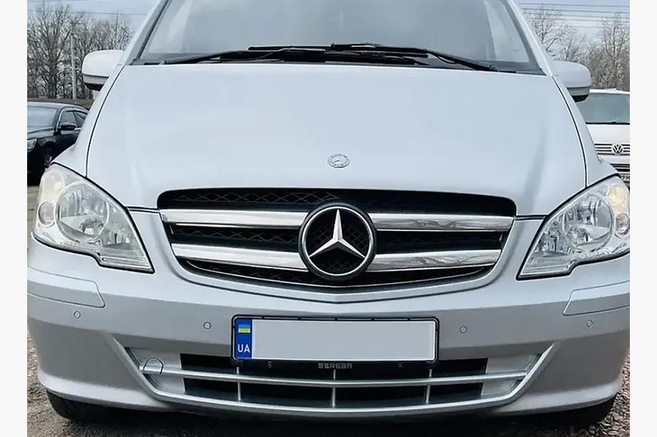 Mercedes Vito W639 2004-2014 Coperture modanatura griglia 2010-2015 (acciaio inox) Foto 1