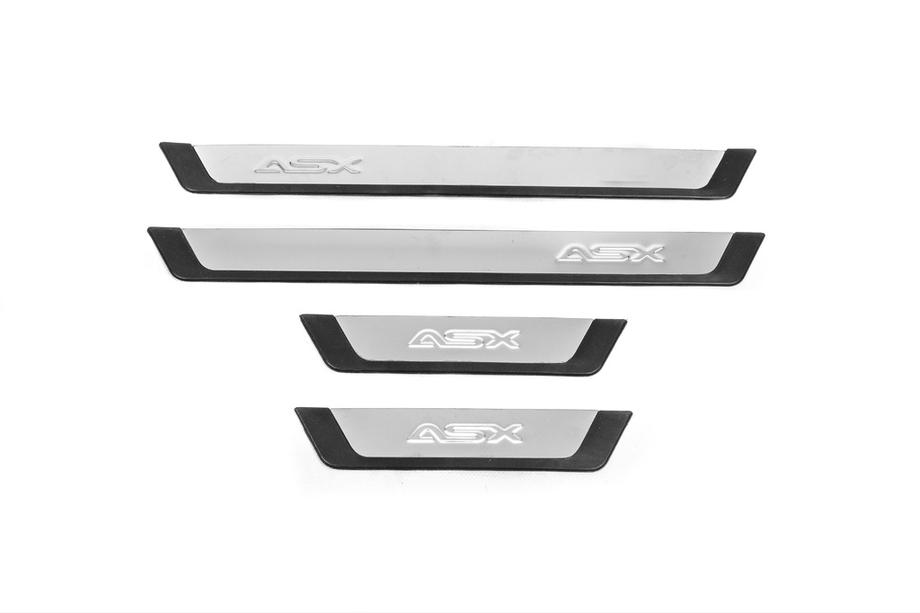 Mitsubishi ASX 2010-2023 Battitacco Flexill (4 pz, acciaio inox) Foto 1