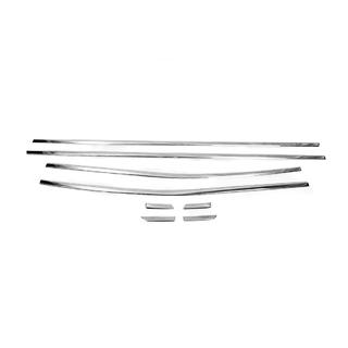 Modanature inferiori finestrini acciaio inox (8 pz) Renault Clio V 2019- foto 2