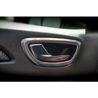 Coperture maniglie interne abitacolo (4 pz, acciaio inox) Renault Megane IV 2016-2025 foto 1