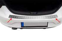 Renault Megane IV 2016-2025 Protezione Paraurti Posteriore OmsaLine (SD, Acciaio Inox) foto 1