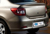 Dacia Logan II 2013-2022 Modanatura bagagliaio 2013-2018 acciaio inox foto 1