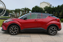 Toyota C-HR 2016-2023 Cornici finestrini OmsaLine (4 pz, acciaio inox) foto 3