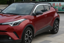 Toyota C-HR 2016-2023 Cornici finestrini OmsaLine (4 pz, acciaio inox) foto 5