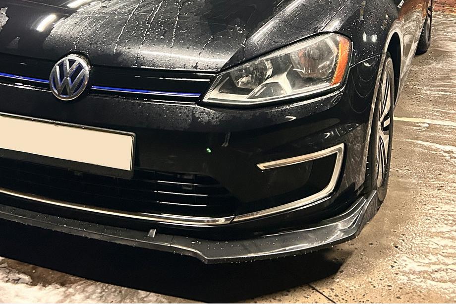 Volkswagen Golf 7/E-Golf 2012-2020 Labbro anteriore paraurti (per paraurti OEM, 2017-2020, plastica ABS) Foto 1