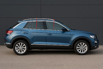Volkswagen T-Roc 2017-2025 Cornici finestrini acciaio inox (4 pz) foto 1
