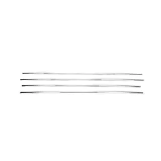 Cornici finestrini acciaio inox (4 pz) foto 2