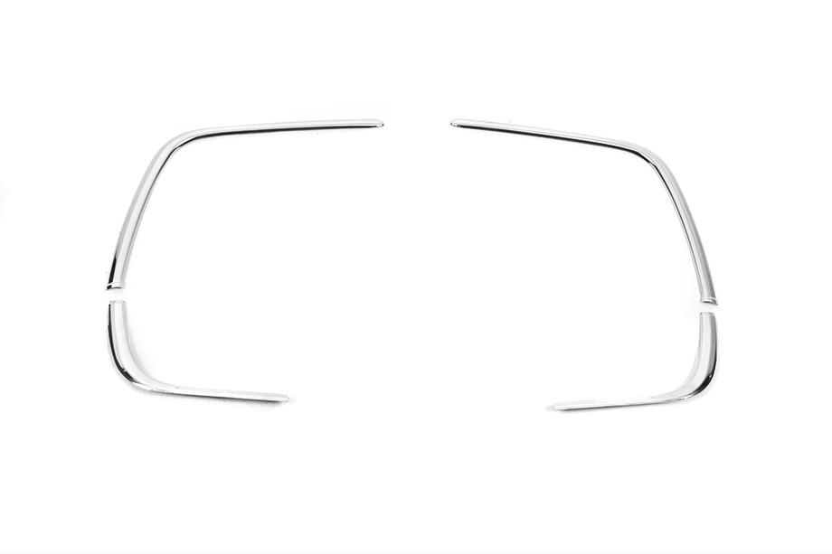 Volkswagen Tiguan 2016-2023 Coperture fari fendinebbia 2020+ (4 pz, acciaio inox) Foto 2