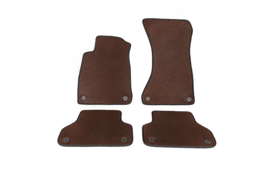 Audi A4 B9 2015-2024 Tappetini EVA (Marrone) Image