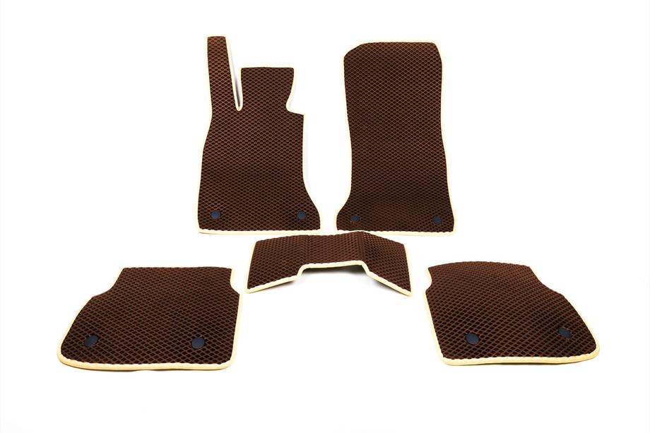 BMW 7 Series F01/F02 2008-2015 Tappetini EVA (per F02, Marrone) Foto 4
