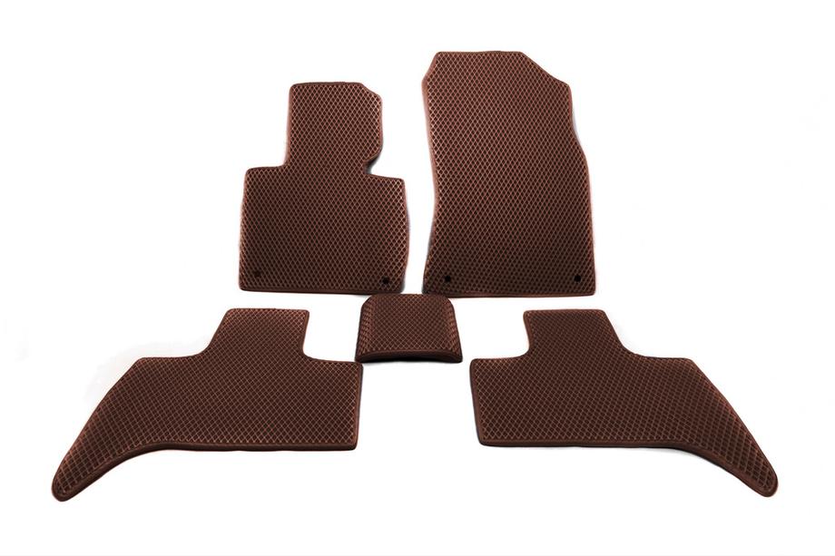 BMW X5 E53 1999–2006 Tappetini EVA (Marrone) Foto 2
