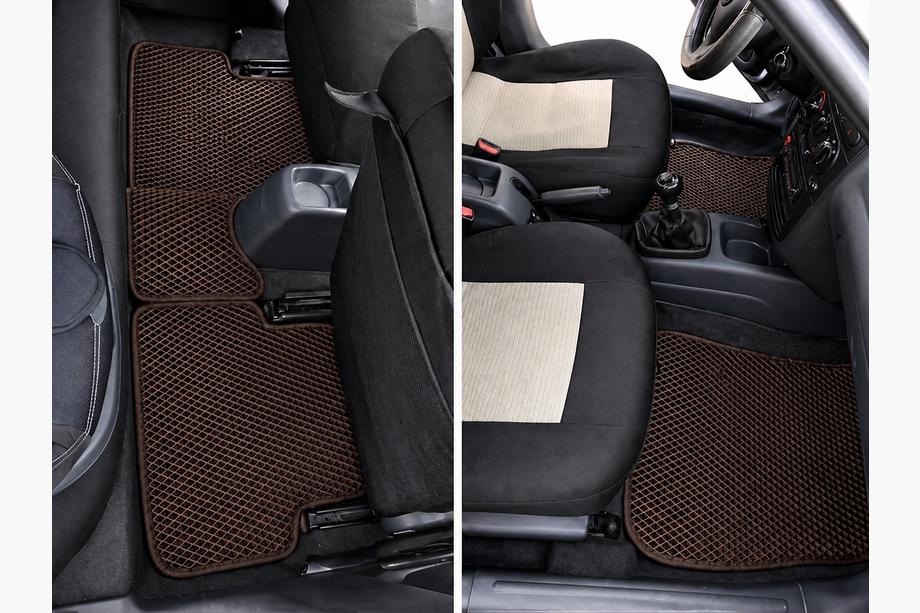 Daewoo Lanos 1998-2017 Tappetini EVA (Marrone) Image