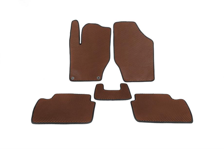 Citroen C-4 2010-2018 Tappetini EVA (Marrone) Image
