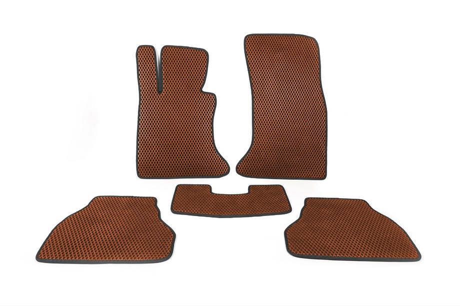 BMW 5 Series E60/E61 2003-2010 Tappetini EVA (Marrone) Image