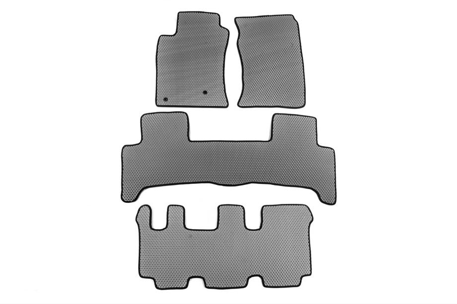 Toyota Land Cruiser Prado 120 2002-2009 Tappetini EVA (3 file, grigi) Image