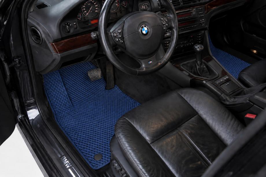 BMW 5 Series E39 1996-2003 Tappetini EVA (Blu) Image
