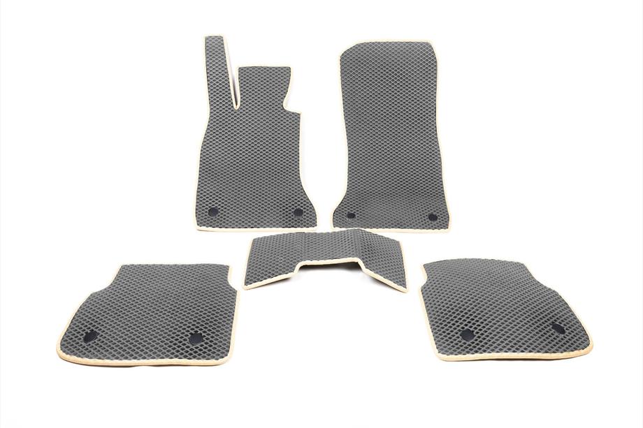 BMW 7 Series F01/F02 2008-2015 Tappetini EVA (per F02, Beige) Image