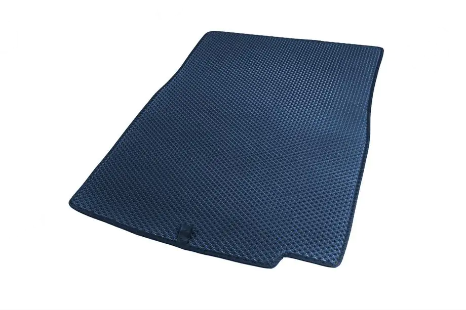 BMW 7 Series F01/F02 2008-2015 Tappetino bagagliaio EVA (per F02, Blu) Foto 2