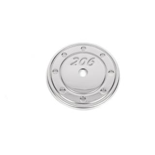 Copertura cromata tappo serbatoio carburante (acciaio inox)