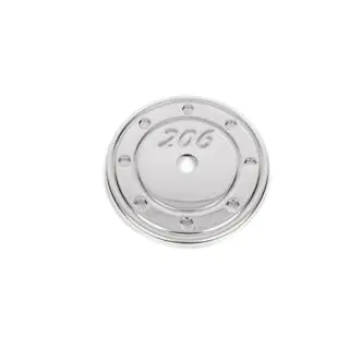 Copertura cromata tappo serbatoio carburante (acciaio inox)