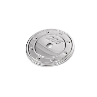 Copertura cromata tappo serbatoio carburante (acciaio inox) Peugeot 206 1998-2024 foto 3