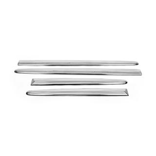 Modanature Porte Acciaio Inox (4 pz) Peugeot 206 1998-2024 foto 3
