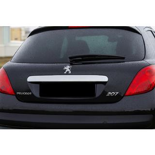 Modanatura cromata sopra la targa (acciaio inox)