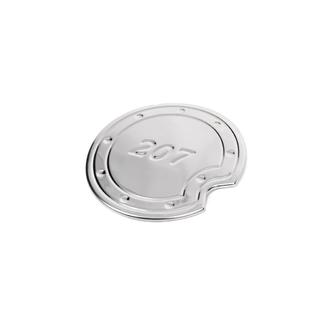 Copertura cromata tappo serbatoio carburante (acciaio inox) Peugeot 207 2006–2014 foto 2