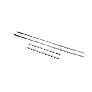 Cornici esterne finestrini acciaio inox (4 pz) foto 3