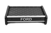 Ford Transit 1991-2000 Mensola per cruscotto (Grigio con cuciture grigie) foto 2