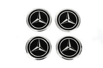 Mercedes-Benz Adesivi per coprimozzo V1 60mm (4pz) foto 1