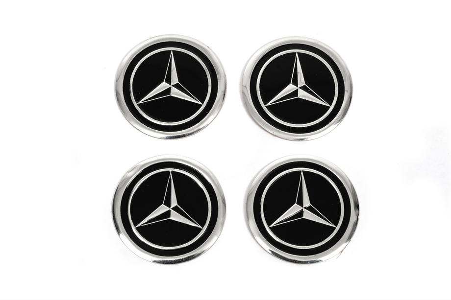 Mercedes-Benz Adesivi per coprimozzo V1 60mm (4pz) Image