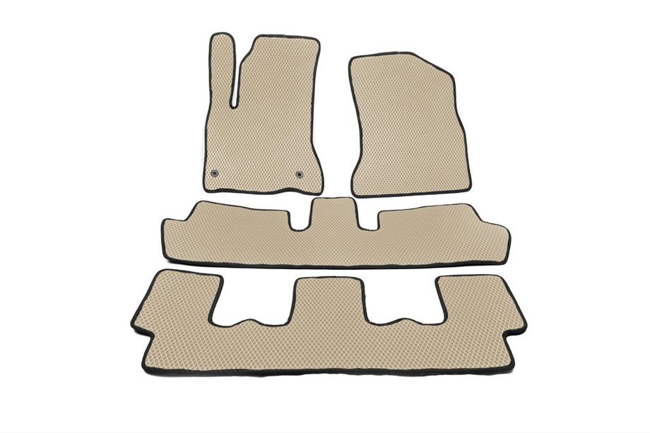 Citroen C-4 Picasso 2006-2013 Tappetini EVA (3 file, beige) Image