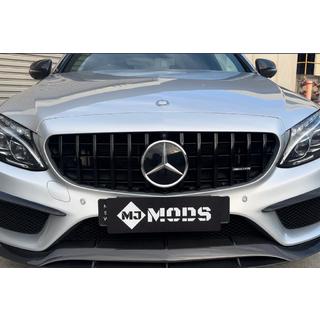 Griglia Anteriore Panamericana GT Nera (per Avantgarde/AMG-Line/C43 AMG) Mercedes C-сlass W205 2014-2021 foto 1