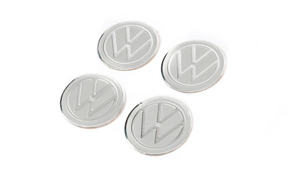 Volkswagen Adesivi per coprimozzo 60mm vw-60-n-sr (4pz) Image