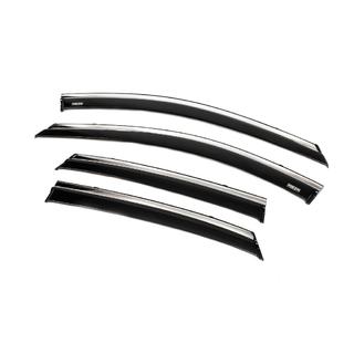 Deflettori finestrini con profilo cromato (4 pz, Niken) foto 4