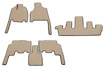 Chrysler Voyager 2001-2007 Tappetini (3 file, EVA, beige) foto 2