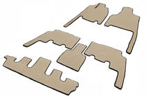 Chrysler Voyager 2001-2007 Tappetini (3 file, EVA, beige) foto 1