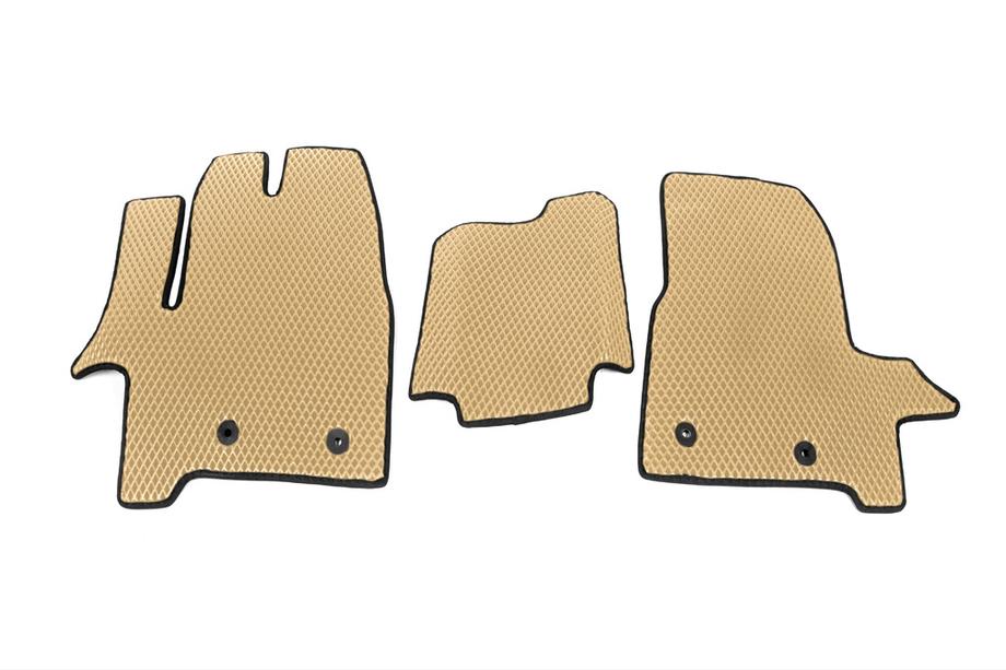 Ford Custom 2013-2022 Tappetini EVA (Anteriori, Beige) Image