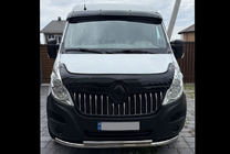Renault Master 2011-2023 Visiera parabrezza V2 (nero lucido, 5mm) foto 5