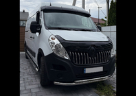 Renault Master 2011-2023 Visiera parabrezza V2 (nero lucido, 5mm) foto 7