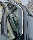 Hyundai Santa Fe 2 2006-2012 Deflettori finestrini con profilo cromato (4 pz, Niken) foto 4