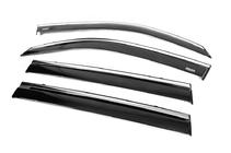 Lexus LX570/450d 2008-2022 Deflettori finestrini con profilo cromato (4 pz, Niken) foto 5