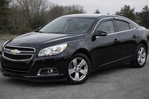 Chevrolet Malibu 2011-2018 Deflettori finestrini con profilo cromato (4 pz, Niken) foto 1