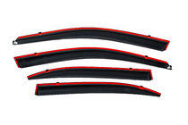 Chevrolet Malibu 2011-2018 Deflettori finestrini con profilo cromato (4 pz, Niken) foto 5