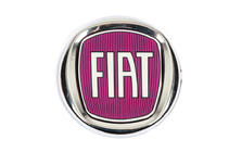 Fiat Emblema (rosso V2, autoadesivo) 95 mm foto 1